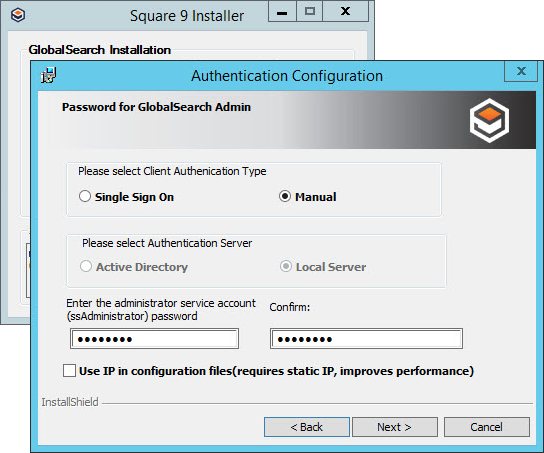 Authentication Configuration