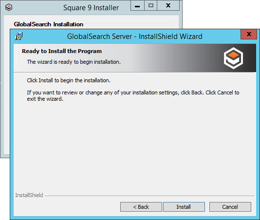 Begin GlobalSearch Installation