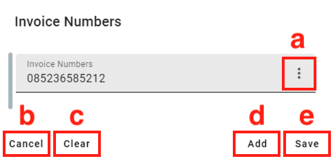 Multivalue field window.