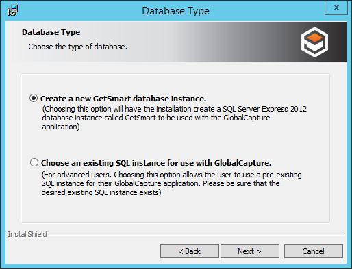Create a New GetSmart Database Instance