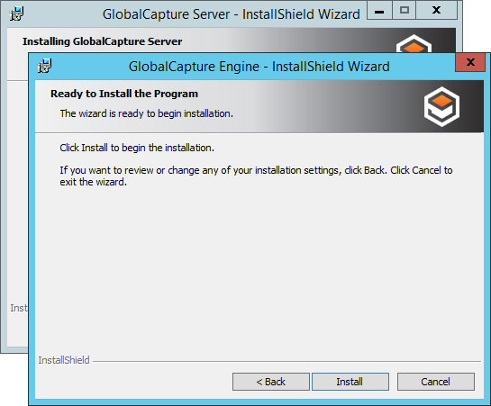 Ready to Install GlobalCapture Engine