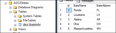 Data Source for Data Lookup Zone