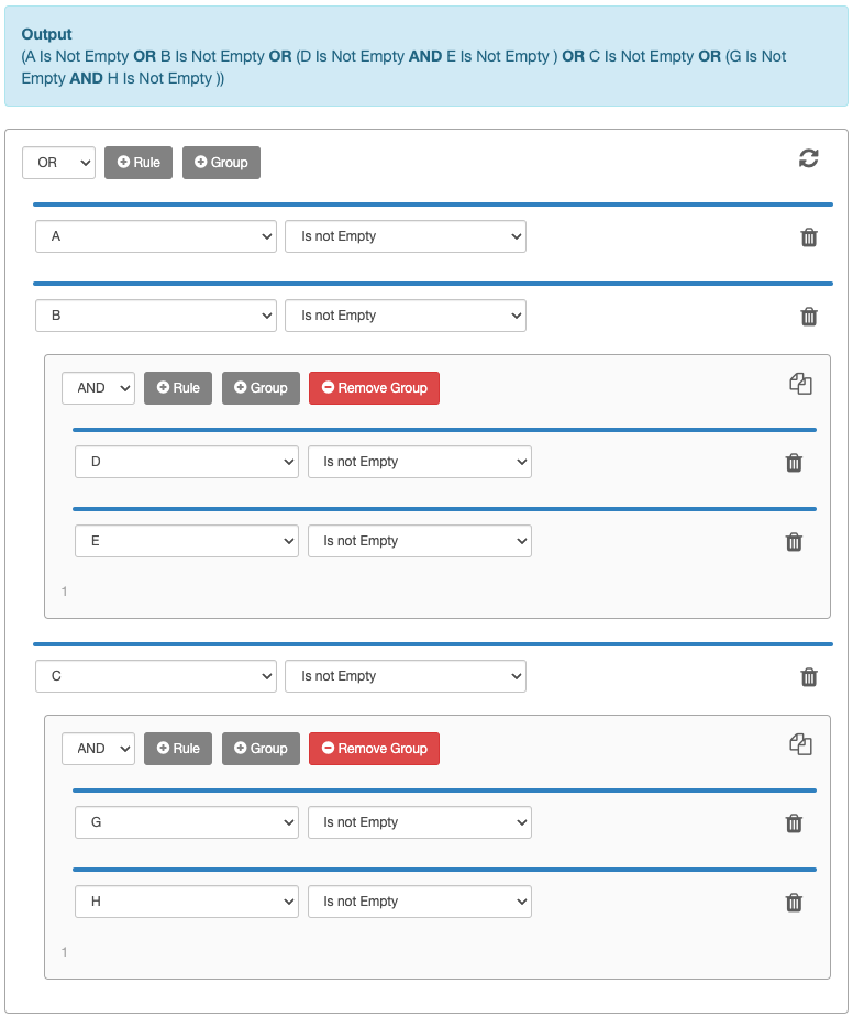 Two groups added to the primary group on different rules.