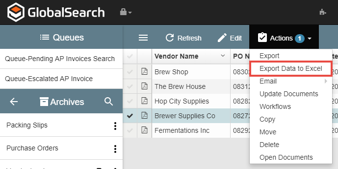 GSW Search Results Actions Export to Excel v45.png