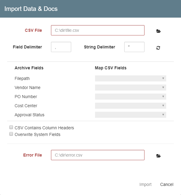 GSW Archives Options Import Data and Docs v45.png